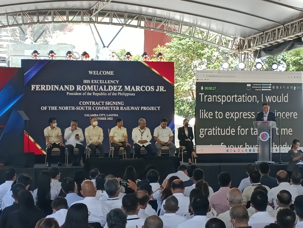 PBBM CONTRACT SIGNING BIGGEST RAILWAY PROJECT IN THE PHILIPPINES