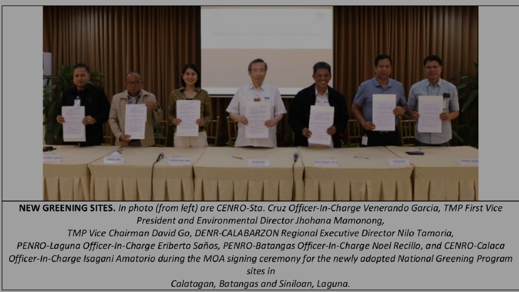 Toyota Motor Philippines pushes for Carbon Neutrality on Earth Month