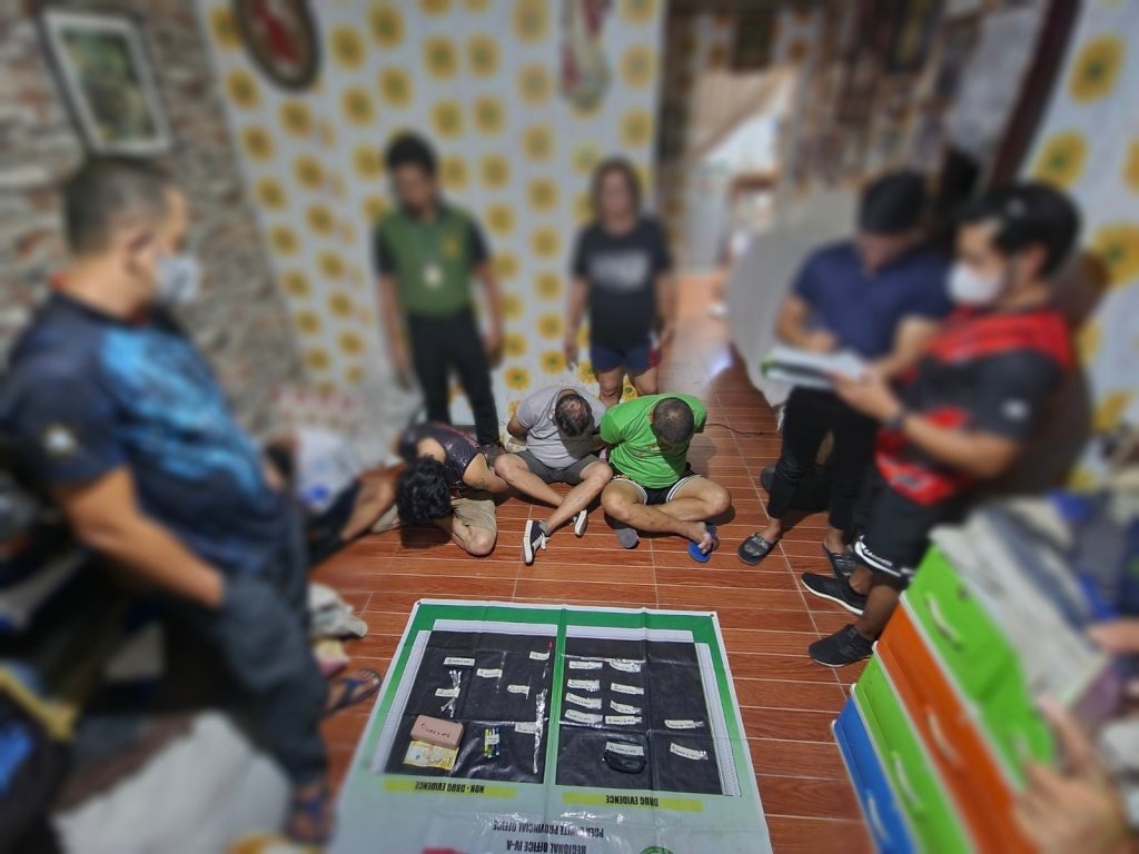 DRUG DEN DISCOVERED AND DISMANTLED BY PDEA AND PNP FOUR ARRESTED