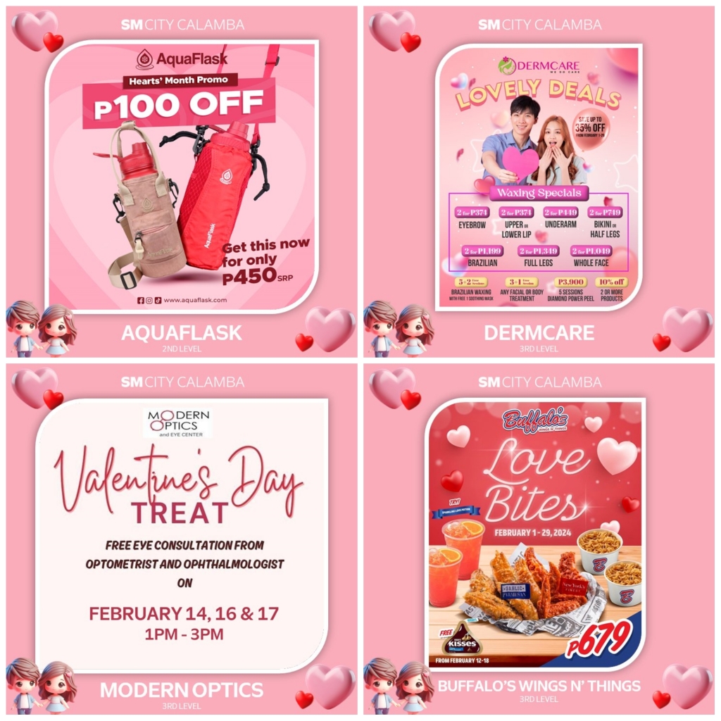Luck In Love At SM City Calamba this Valentines Day!