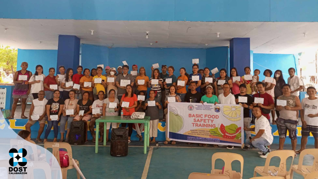 DOST-Quezon conducts Basic Food Safety Training for LGU-San Francisco