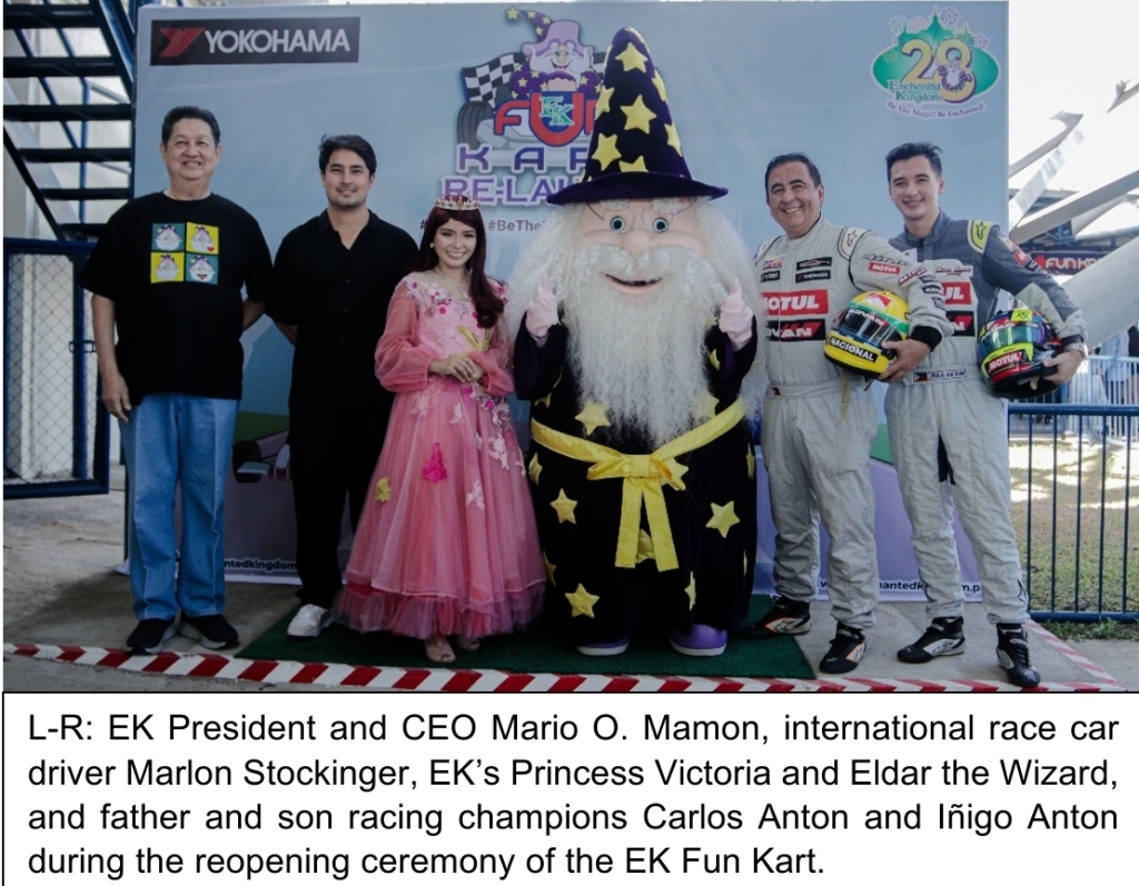 Enchanted Kingdom reopens go-kart race track, launches cadet karts for kids