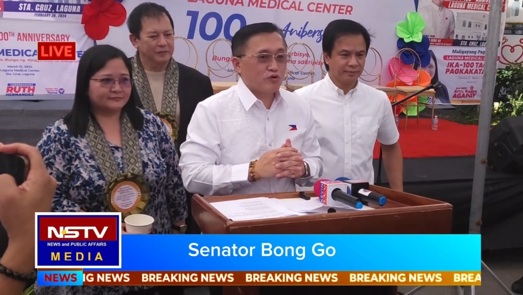 Senator Bong Go Leads Healthcare Advocacy at Laguna Medical Center’s Centennial Celebration