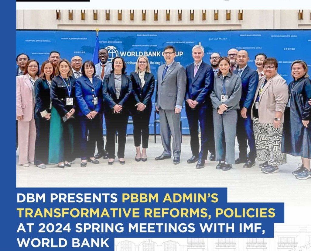 DBM, inilahad ang mga transformative reform, policies ng PBBM administration sa 2024 Spring Meetings kasama ang IMF at World Bank