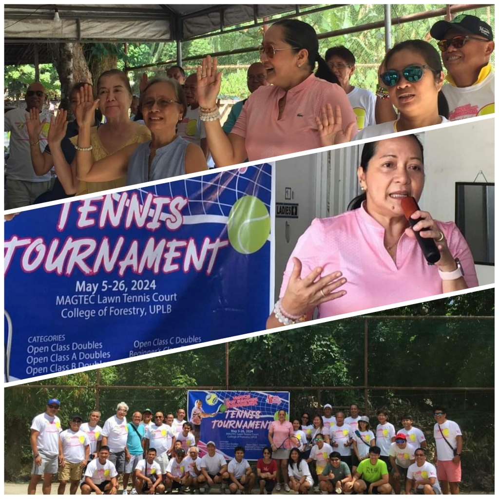 1st VMayor Baby Sumangil  Evangelista Tennis Tournament, binuksan